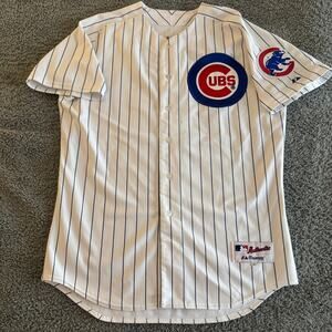 100% Authentic Majestic Mark Prior MLB Chicago Cubs Jersey Men's 48 XL Deadstock